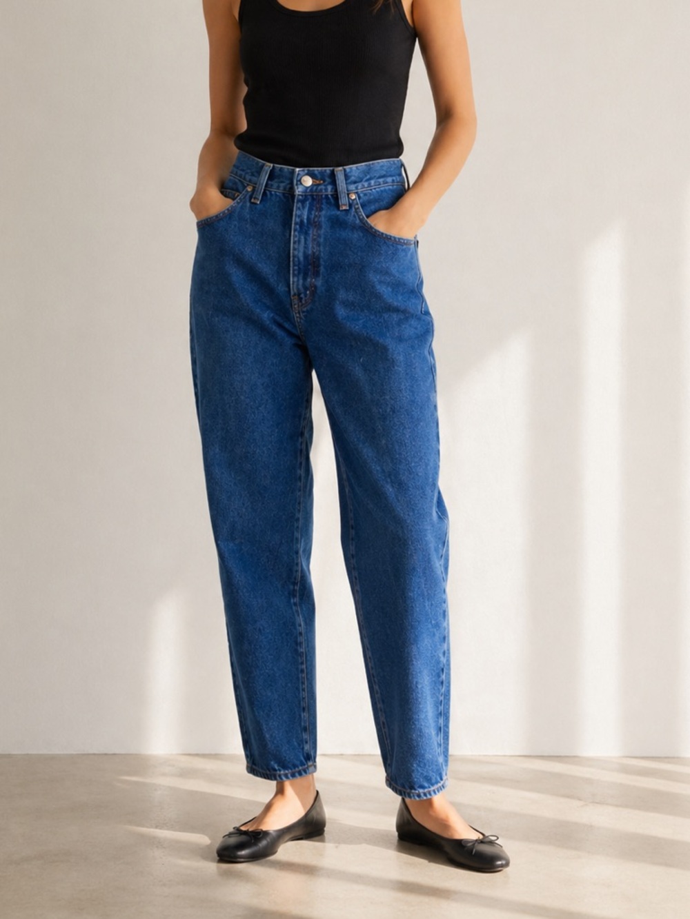Vintage Limited Jeans High Rise Wide Leg Cropped Straight Denim Jeans size 4